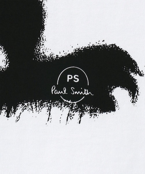 PS Paul Smith（ピーエスポールスミス）の「“Silhouette Bunny” 半袖Tシャツ【162555 011R】（Tシャツ/カットソー・メンズ・ホワイト/ブラック・XX-LARGE/X-LARGE/LARGE/MEDIUM/SMALL）」の4枚目の写真