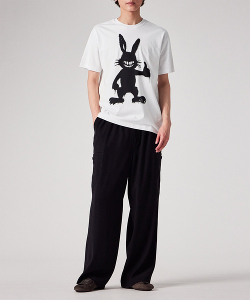 PS Paul Smith（ピーエスポールスミス）の「“Silhouette Bunny” 半袖Tシャツ【162555 011R】（Tシャツ/カットソー・メンズ・ホワイト/ブラック・XX-LARGE/X-LARGE/LARGE/MEDIUM/SMALL）」の7枚目の写真