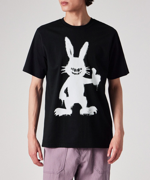 PS Paul Smith（ピーエスポールスミス）の「“Silhouette Bunny” 半袖Tシャツ【162555 011R】（Tシャツ/カットソー・メンズ・ホワイト/ブラック・XX-LARGE/X-LARGE/LARGE/MEDIUM/SMALL）」の10枚目の写真
