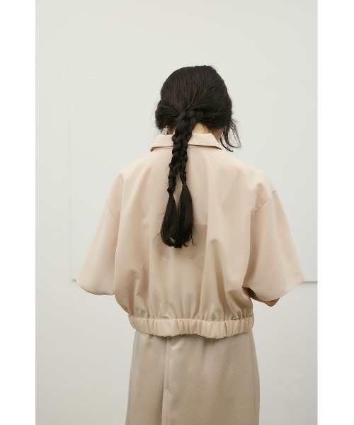 STYLEMIXER(スタイルミキサー)の「フラワーエンブロイダリージップシャツ(シャツ/ブラウス・レディース・ホワイト/ネイビー/ベージュ・FREE)」の13枚目の写真