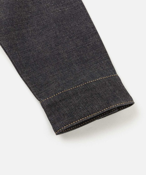 EVISU（エヴィス）の「"HT, LEOPARD EMB. DENIM  JACKET"（デニムジャケット・メンズ・インディゴブルー・LARGE/MEDIUM）」の13枚目の写真