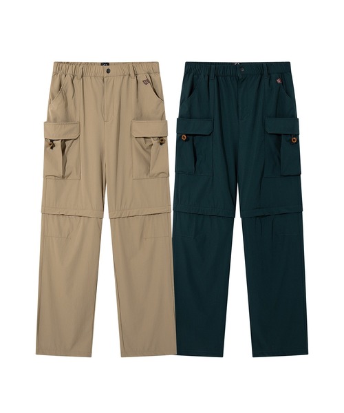 S'more(スモア)の「2way big pocket pants(カーゴパンツ・メンズ・ダークブルー/ベージュ・X-LARGE/LARGE/MEDIUM/SMALL)」の6枚目の写真
