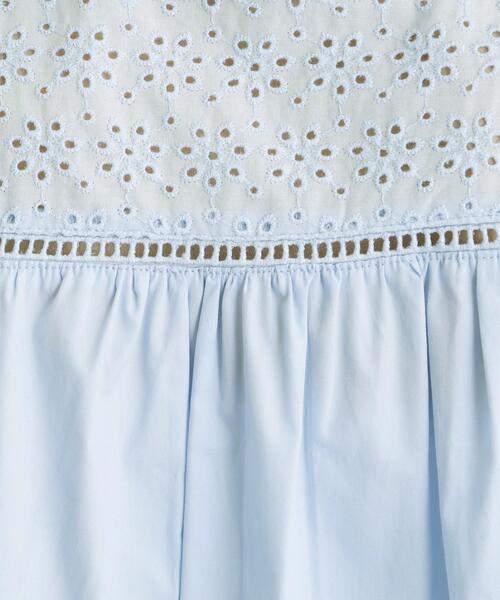 LAURA ASHLEY(ローラアシュレイ)の「【コットン100%/ゆったりシルエット】ブロダリーアングレーズ コットンブラウス(シャツ/ブラウス・レディース・ブラック/サックスブルー/オフホワイト・38/40)」の15枚目の写真
