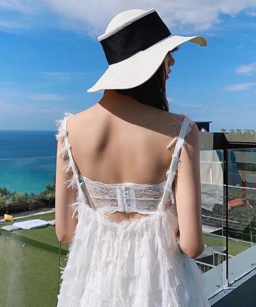 yuue' ( wear )（ユーイ）の「カップ付きレースブラトップ（チューブトップ・レディース・ベージュ/ホワイト/ブラック・FREE）」の21枚目の写真