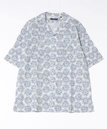【g-stage】総柄シャツオープンカラー半袖シャツ　ジ－ステ－ジ
