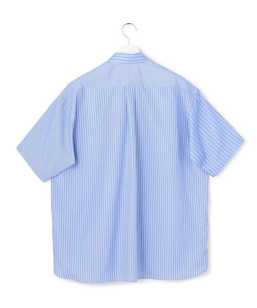 J.PRESS YORK STREET（ジェイプレスヨークストリート）の「【UNISEX】クレイジーパターン ストライプシャツ（シャツ/ブラウス・メンズ・サックスブルー系8/ブルー系8・SMALL/MEDIUM/LARGE）」の3枚目の写真