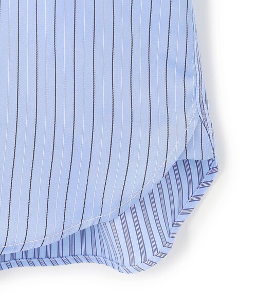 J.PRESS YORK STREET（ジェイプレスヨークストリート）の「【UNISEX】クレイジーパターン ストライプシャツ（シャツ/ブラウス・メンズ・サックスブルー系8/ブルー系8・SMALL/MEDIUM/LARGE）」の6枚目の写真