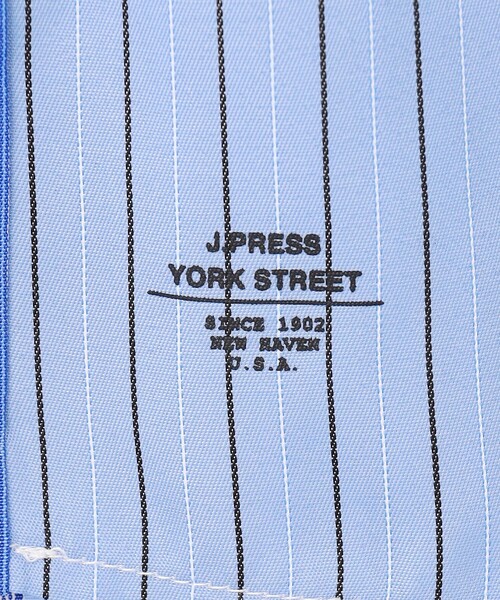J.PRESS YORK STREET（ジェイプレスヨークストリート）の「【UNISEX】クレイジーパターン ストライプシャツ（シャツ/ブラウス・メンズ・サックスブルー系8/ブルー系8・SMALL/MEDIUM/LARGE）」の8枚目の写真