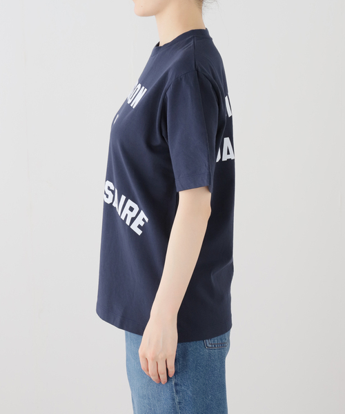 IENA(イエナ)の「《一部店舗限定》Maison IENA ロゴTシャツ(Tシャツ/カットソー・レディース・ネイビー/ホワイト・FREE)」の3枚目の写真