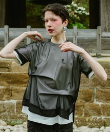 OMMO（オーエムエムオー）の「TULLE LAYERED T-SH（Tシャツ/カットソー）」