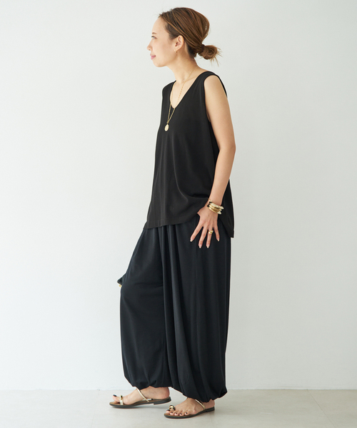 Deuxieme Classe(ドゥーズィエムクラス)の「Prime wool harem パンツ(スラックス・レディース・ブラック/ブラウン・38/36)」の13枚目の写真