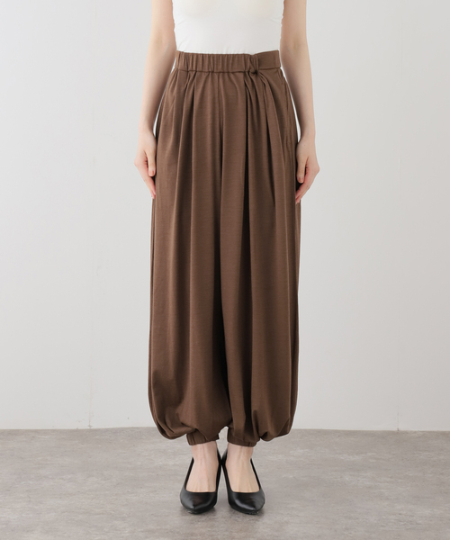 Deuxieme Classe(ドゥーズィエムクラス)の「Prime wool harem パンツ(スラックス・レディース・ブラック/ブラウン・38/36)」の4枚目の写真