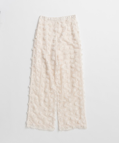 PRANK PROJECT（プランクプロジェクト）の「フラワーメッシュパンツ / Flower Mesh Pants（その他パンツ・レディース・ホワイト/ブラック・36/38）」の12枚目の写真