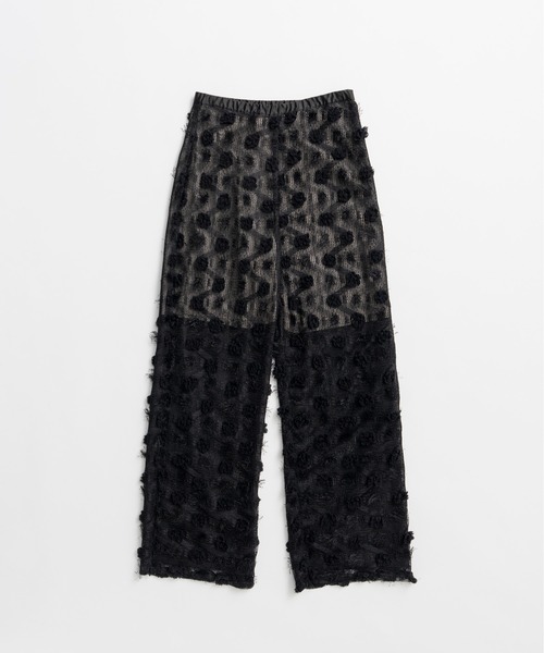 PRANK PROJECT（プランクプロジェクト）の「フラワーメッシュパンツ / Flower Mesh Pants（その他パンツ・レディース・ホワイト/ブラック・36/38）」の14枚目の写真