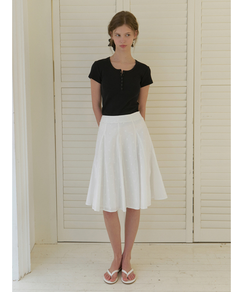 RE_L(リエル)の「Sora flower laced skirt (white)(スカート・レディース・その他・SMALL/MEDIUM)」の2枚目の写真