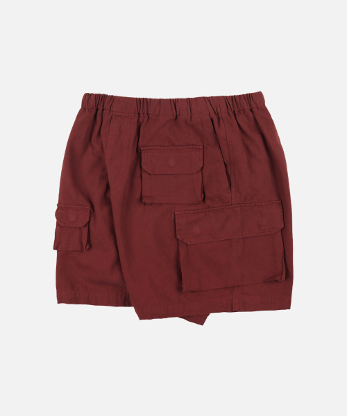 FRIZMWORKS(フリズムワークス)の「CANVAS MULTI POCKET SHORTS _ BURGUNDY(その他パンツ・メンズ・その他・SMALL/MEDIUM/LARGE/X-LARGE)」の2枚目の写真