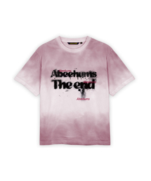 ペインテッドスモークウォッシング半袖Tシャツ ABH365-101 ラベンダー