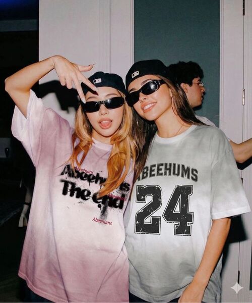 ABEEHUMS（アビハムズ）の「ペインテッドスモークウォッシング半袖Tシャツ ABH365-101 ラベンダー（Tシャツ/カットソー・レディース・ラベンダー・FREE）」の5枚目の写真