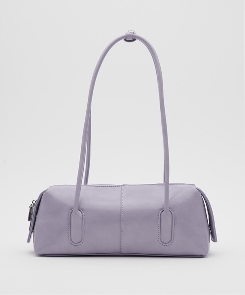 SOEMIN(ソミン)の「Horizontal bag/スクエア ロングハンドルバッグ(ハンドバッグ・レディース・アイボリー/ブラック/パープル・FREE)」の13枚目の写真