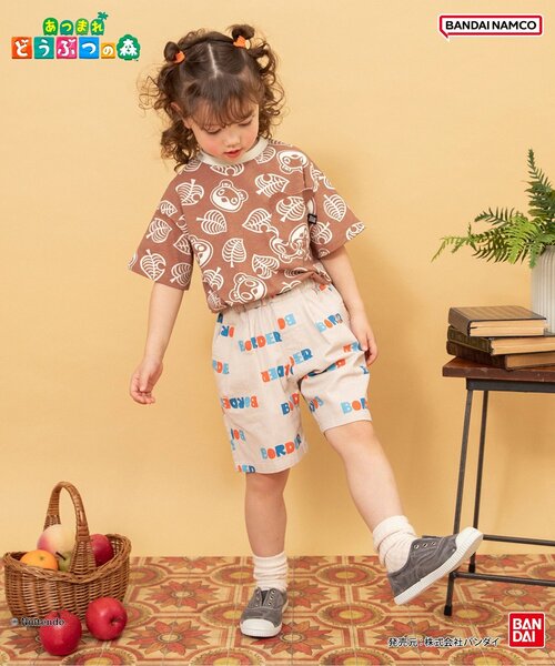 BREEZE(ブリーズ)の「あつまれ どうぶつの森 総柄ポケットTシャツ(Tシャツ/カットソー・キッズ・レインボー/ブラウン/イエロー・80/90/100/110/120/130/140)」の16枚目の写真