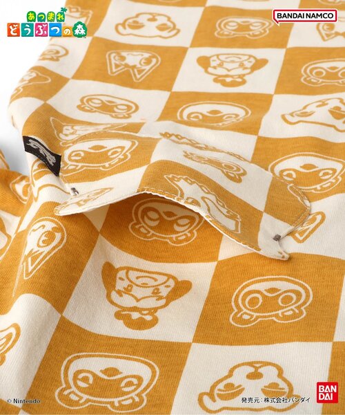 BREEZE(ブリーズ)の「あつまれ どうぶつの森 総柄ポケットTシャツ(Tシャツ/カットソー・キッズ・レインボー/ブラウン/イエロー・80/90/100/110/120/130/140)」の4枚目の写真