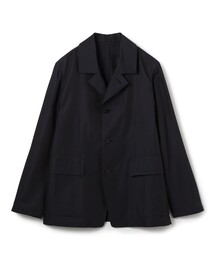コットンシルクツイル シングルブレステッドジャケット