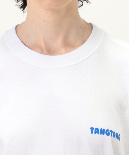 TANGTANG(タンタン)の「TANGTANG コットン ロゴ プルオーバー(Tシャツ/カットソー・レディース・ホワイト系その他・S)」の6枚目の写真