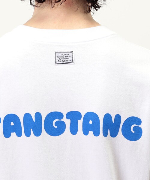TANGTANG(タンタン)の「TANGTANG コットン ロゴ プルオーバー(Tシャツ/カットソー・レディース・ホワイト系その他・S)」の7枚目の写真
