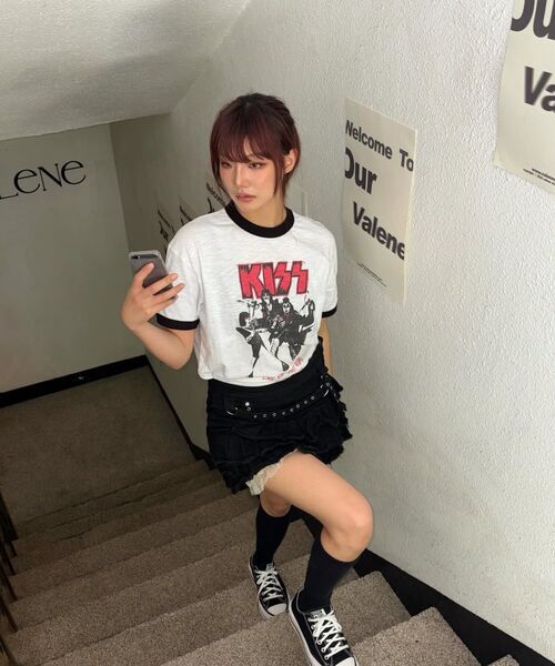 MAINBOOTH（メインブース）の「[KISS] エンドオブザロードTシャツ(ホワイト)（Tシャツ/カットソー・レディース・その他・1/2/3）」の12枚目の写真