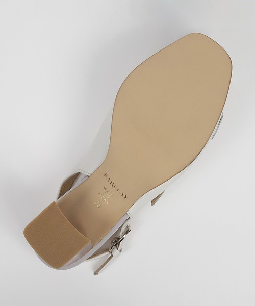 BARCLAY(バークレー)の「BARCLAY(バークレー)カジュアルヒールサンダル(サンダル・レディース・グリーン/アイボリー/ブラック・22cm/22.5cm/23cm/23.5cm/24cm/24.5cm)」の7枚目の写真