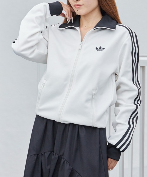 adidas トレーニングジャージ アイボリー/ブラウン adidas x entire studios Z.N.E. Uniform Half Zip Woven Track Top