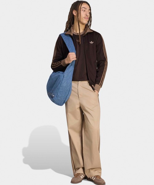 adidas(アディダス)の「adidas/アディダス ORI CLASSIC TRACK TOP クラシック ブランドロゴ スリーストライプス トラックトップ メンズ 2026年春夏春服 夏服(ジャージ・メンズ・ブラウン/オリーブ/アイボリー/ライトブラウン・S/M/L/XL)」の13枚目の写真