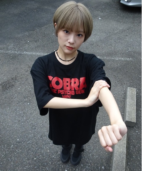 ハードコアチョコレート(ハードコアチョコレート)の「コブラ-COBRA-(サイコガンレッド)-復刻版-(Tシャツ/カットソー・メンズ・ブラック・XX-LARGE/LARGE/X-LARGE)」の6枚目の写真