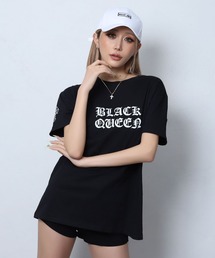 Chaco closet（チャコ クローゼット）の「【BLACKQUEEN】ロゴロングTシャツ（Tシャツ/カットソー）」
