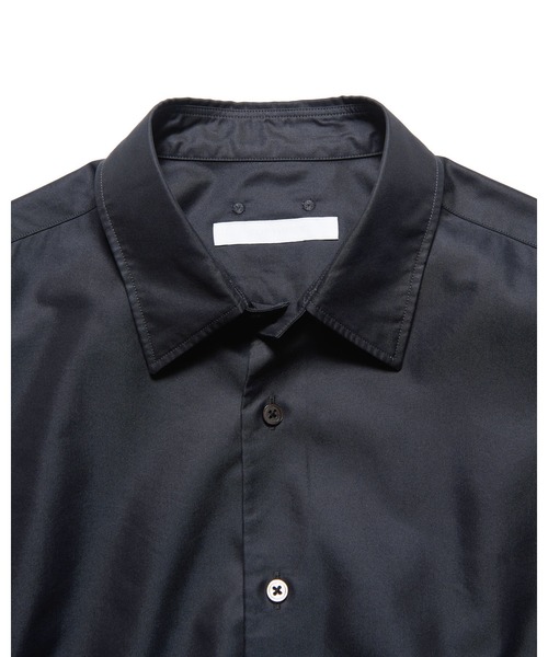 SOPHNET.(ソフネット)の「FABRIC-MIX OVERSIZED SHIRT(シャツ/ブラウス・メンズ・ライトブルー/ブラック・4/3/2/1/5)」の7枚目の写真