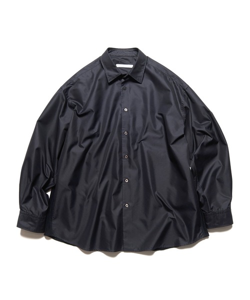 SOPHNET.(ソフネット)の「FABRIC-MIX OVERSIZED SHIRT(シャツ/ブラウス・メンズ・ライトブルー/ブラック・4/3/2/1/5)」の5枚目の写真