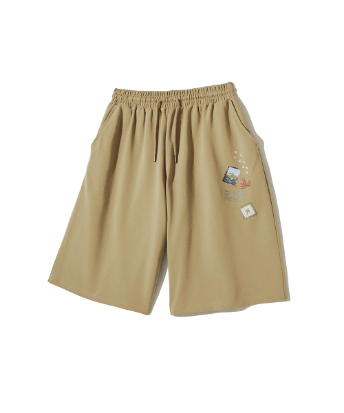 GAKKAI UNIONS(ガッカイユニオンズ)の「トリップポスト バミューダパンツ ベージュ(その他パンツ・レディース・その他・SMALL/MEDIUM/LARGE/X-LARGE)」の4枚目の写真