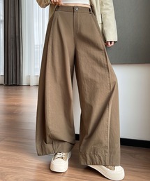 ボリューム ワイドパンツ