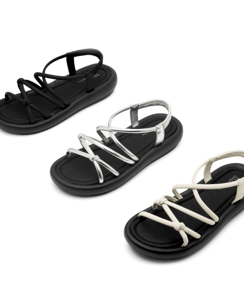 SPUR(シュプール)の「ゴアマルチストラップソフトサンダルストラップサンダル3cm -WS9045 (3カラー)(サンダル・レディース・アイボリー/シルバー/ブラック・23cm/23.5cm/24cm/24.5cm/25cm)」の6枚目の写真