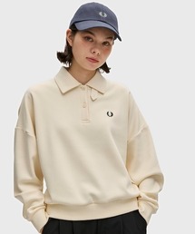 FRED PERRY（フレッドペリー）の「Brushed Back Sweatshirt Polo／裏起毛スウェットポロシャツ（スウェット・レディース）」