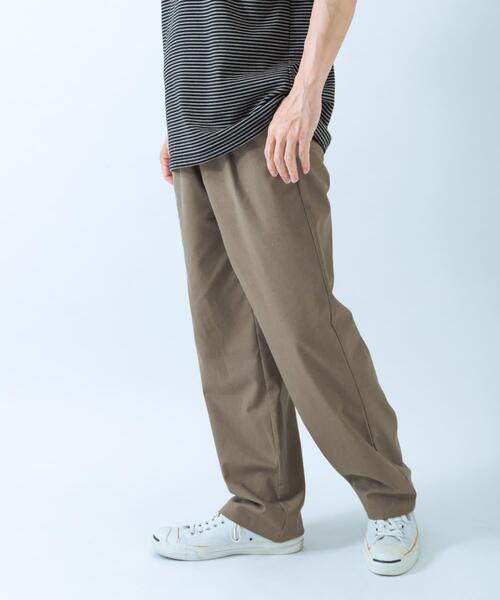 ITEMS URBANRESEARCH(アイテムズ アーバンリサーチ)の「リネンレーヨン ウエストイージー トラウザー(その他パンツ・メンズ・オフホワイト/ブルー系その他/モカ/ブラック・LARGE/MEDIUM)」の3枚目の写真