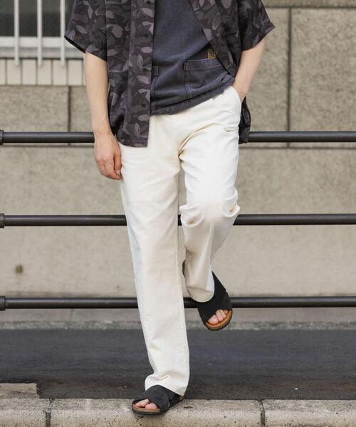 ITEMS URBANRESEARCH(アイテムズ アーバンリサーチ)の「リネンレーヨン ウエストイージー トラウザー(その他パンツ・メンズ・オフホワイト/ブルー系その他/モカ/ブラック・LARGE/MEDIUM)」の7枚目の写真