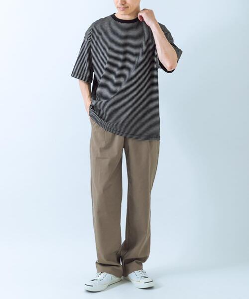 ITEMS URBANRESEARCH(アイテムズ アーバンリサーチ)の「リネンレーヨン ウエストイージー トラウザー(その他パンツ・メンズ・オフホワイト/ブルー系その他/モカ/ブラック・LARGE/MEDIUM)」の20枚目の写真