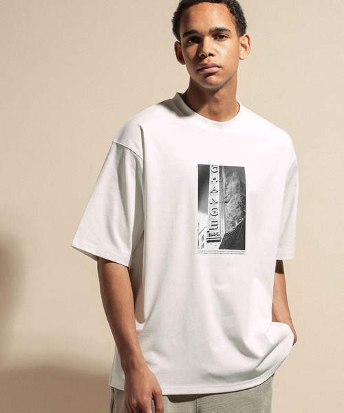 NUMERALS（ヌメラルズ）の「[NUMERALS]PHOTO PRINT SHORT SLEEVE T-SHIRT（Tシャツ/カットソー・メンズ・その他1/ホワイト/ブラック・LARGE/MEDIUM）」の8枚目の写真