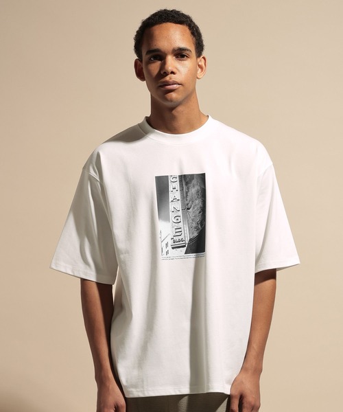 NUMERALS（ヌメラルズ）の「[NUMERALS]PHOTO PRINT SHORT SLEEVE T-SHIRT（Tシャツ/カットソー・メンズ・その他1/ホワイト/ブラック・LARGE/MEDIUM）」の22枚目の写真