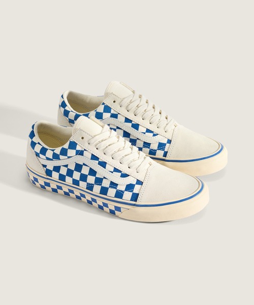 VANS(バンズ)の「オールドスクール / Old Skool CHECKERBOARD NAVY/MA VN000D7ZFRP1(スニーカー・メンズ・ネイビー・11/6/8/10/9/8.5/10.5/6.5/7/7.5/9.5)」の2枚目の写真