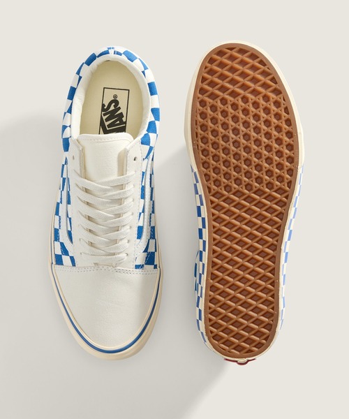 VANS(バンズ)の「オールドスクール / Old Skool CHECKERBOARD NAVY/MA VN000D7ZFRP1(スニーカー・メンズ・ネイビー・11/6/8/10/9/8.5/10.5/6.5/7/7.5/9.5)」の3枚目の写真