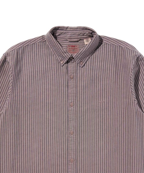 Levi's(リーバイス)の「Levi's/リーバイス オーセンティック ボタンダウンシャツ(シャツ/ブラウス・メンズ・パープル・XL/S/M/L)」の6枚目の写真