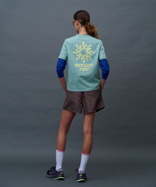 MENASOO(ミナス)の「Run Symbol Sorona T Shirt (Basic Fit)_Mint(Tシャツ/カットソー・レディース・ミント・S/L/2XL)」の4枚目の写真