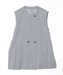 〔 TALLサイズ 〕 【セットアップ対応】2WAYストレッチトロ ジレ